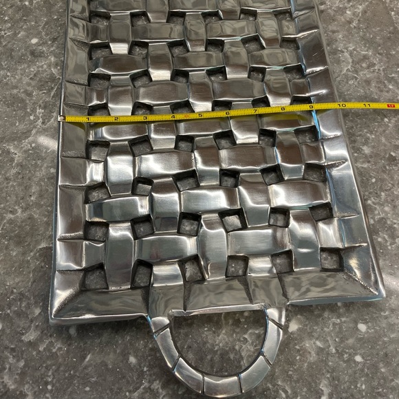 Aluminum Metal tray. Open weave appearance. - Picture 7 of 7